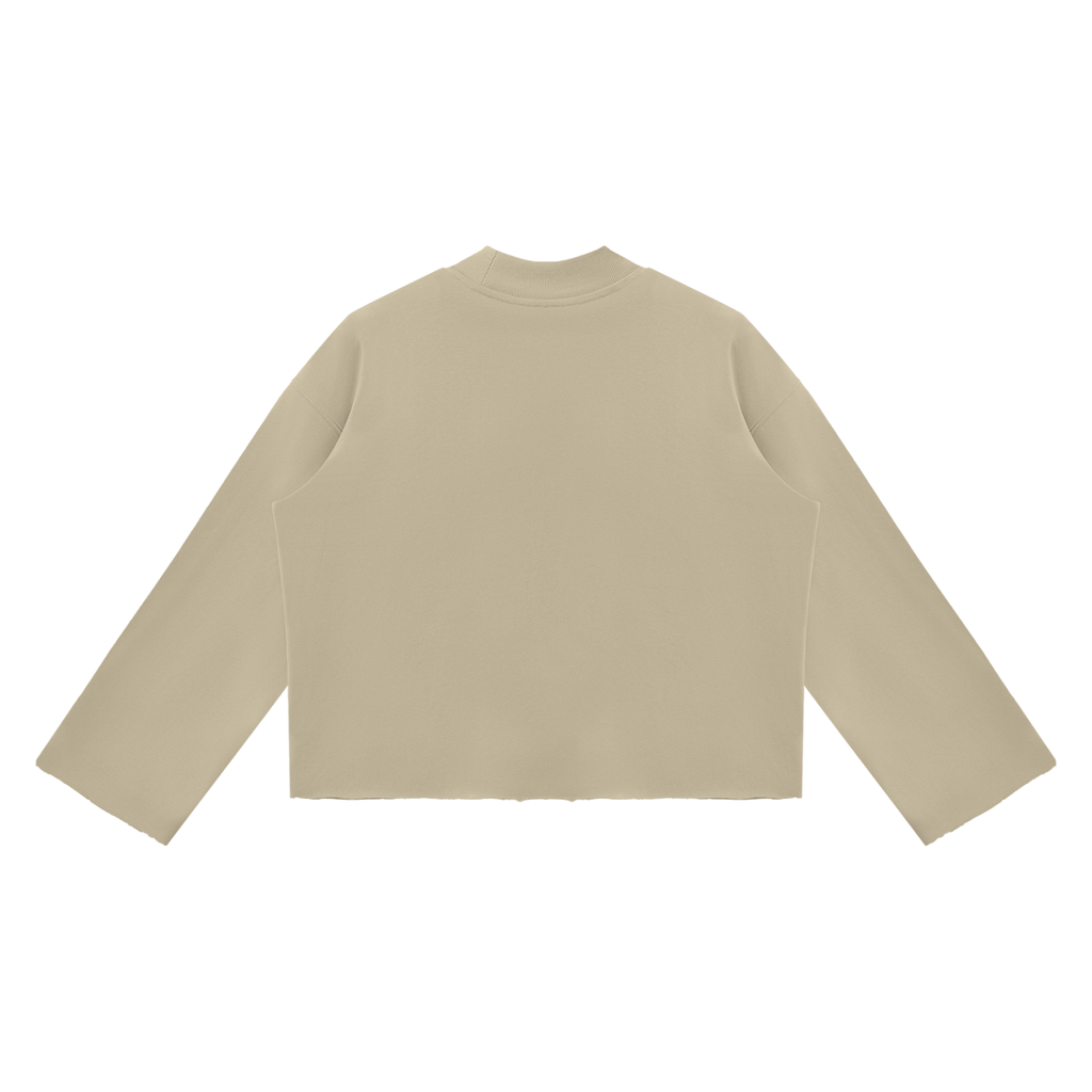 Ventura Legacy | Unisex Mock Neck Raw Edge Boxy Sweatshirt Xebec