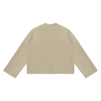 Ventura Legacy | Unisex Mock Neck Raw Edge Boxy Sweatshirt Xebec