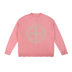 Vintage Washed Hand-Frayed Sweater