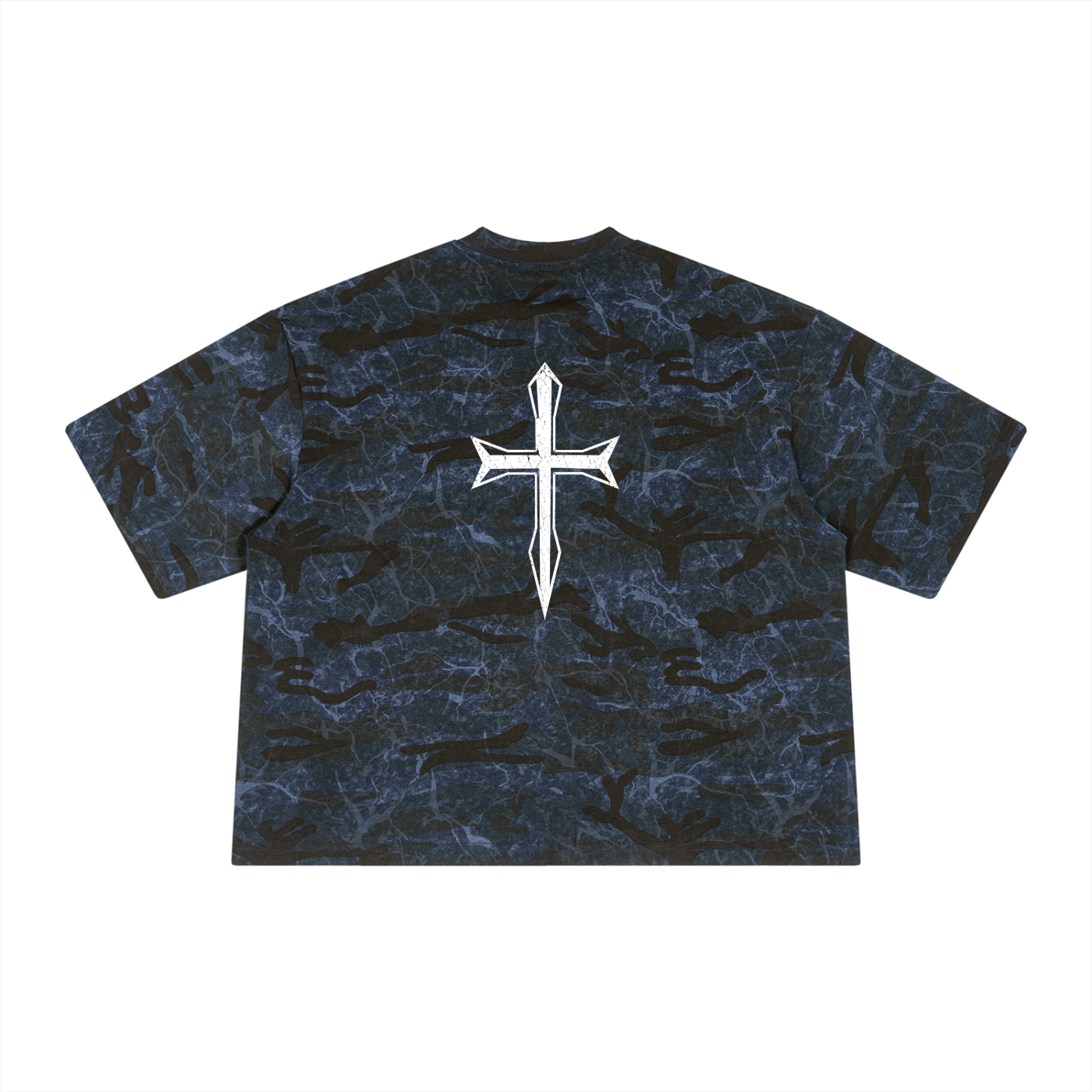 Ventura Legacy | Unisex Boxy Camo Print T-Shirt Hated