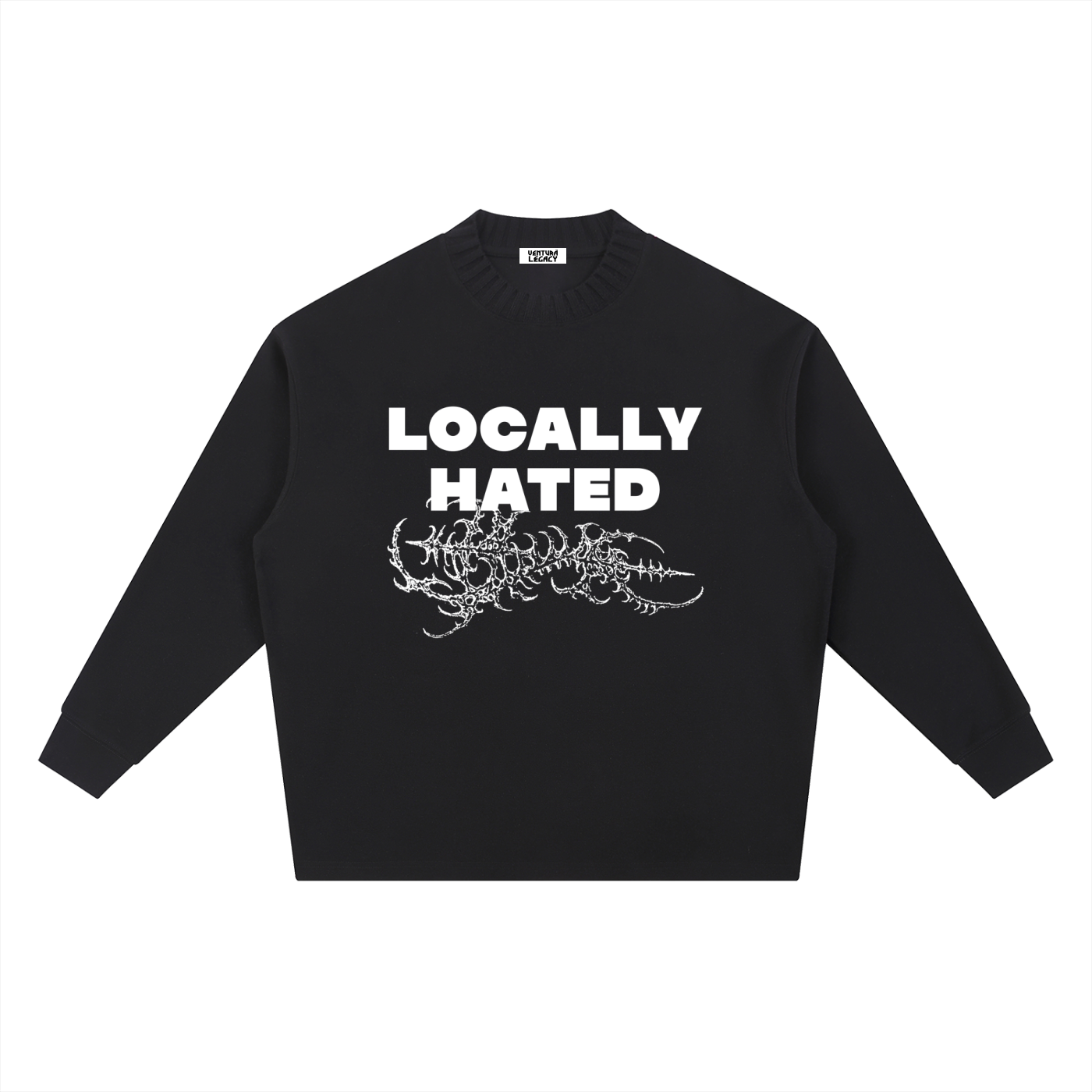 Ventura Legacy | Knitted Round Neck Oversize Sweatshirt Hated