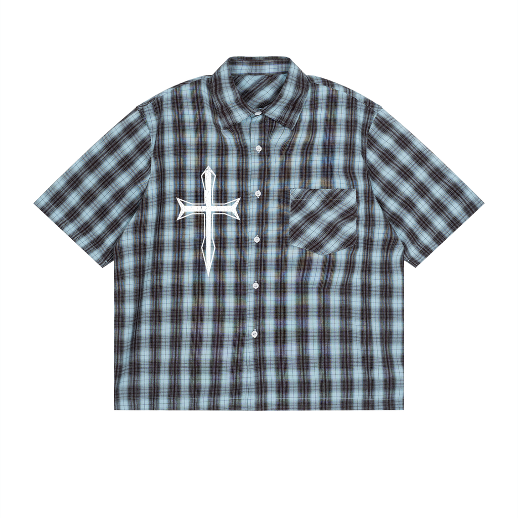 Ventura Legacy | Unisex Boxy Plaid Short Sleeve Shirt Northmark