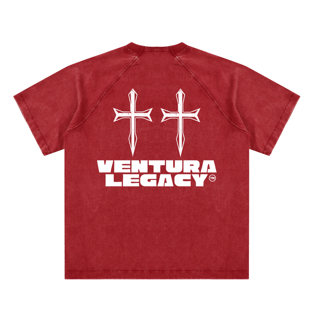 Ventura Legacy | Vintage Washed Raglan Cotton T-Shirt Northmark