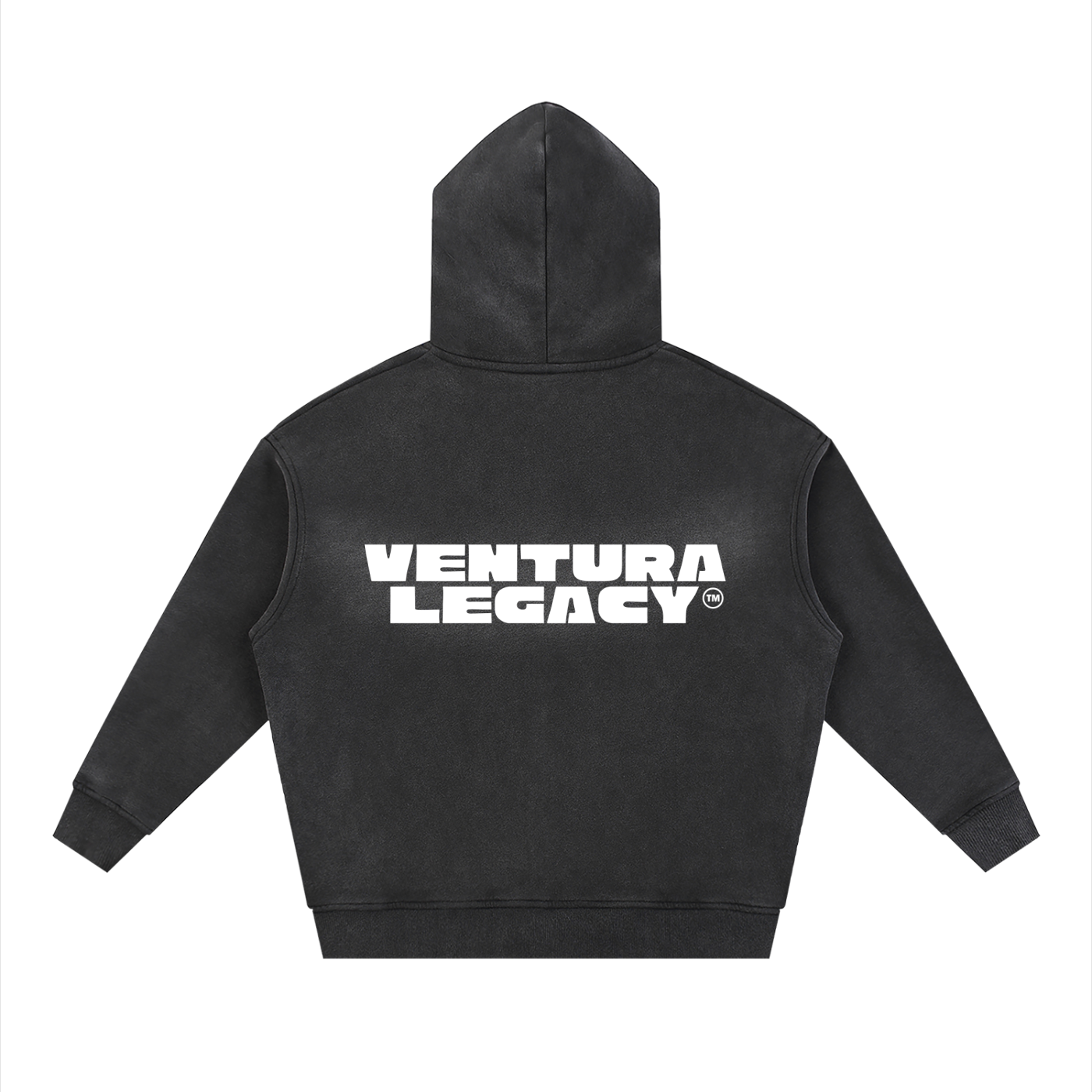 Ventura Legacy | Sunfade Two-way Zipper Boxy Fleece Hoodie Northmark