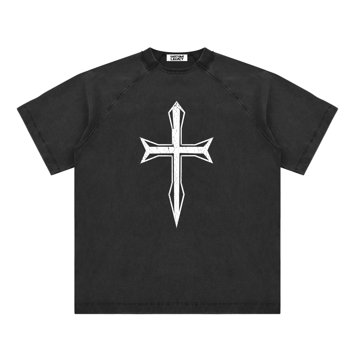 Ventura Legacy | Vintage Washed Raglan Cotton T-Shirt Northmark