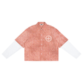 Unisex Vintage Wash Plaid Short Sleeve Shirt