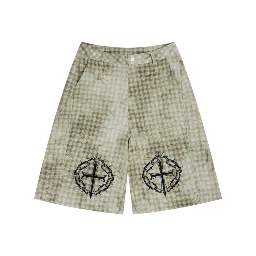 Ventura Legacy | Unisex Vintage Wash Plaid Shorts Northmark