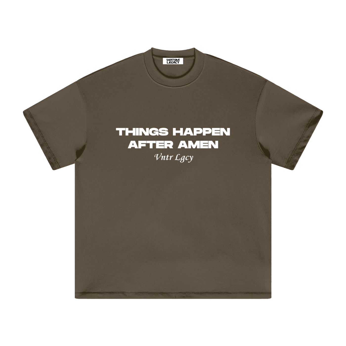 Ventura Legacy | Heavyweight Earth Tone T-Shirt Amen