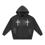 Ventura Legacy | Sunfade Two-way Zipper Boxy Fleece Hoodie Northmark