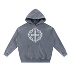 Snow Wash Fleece Oversize Hoodie
