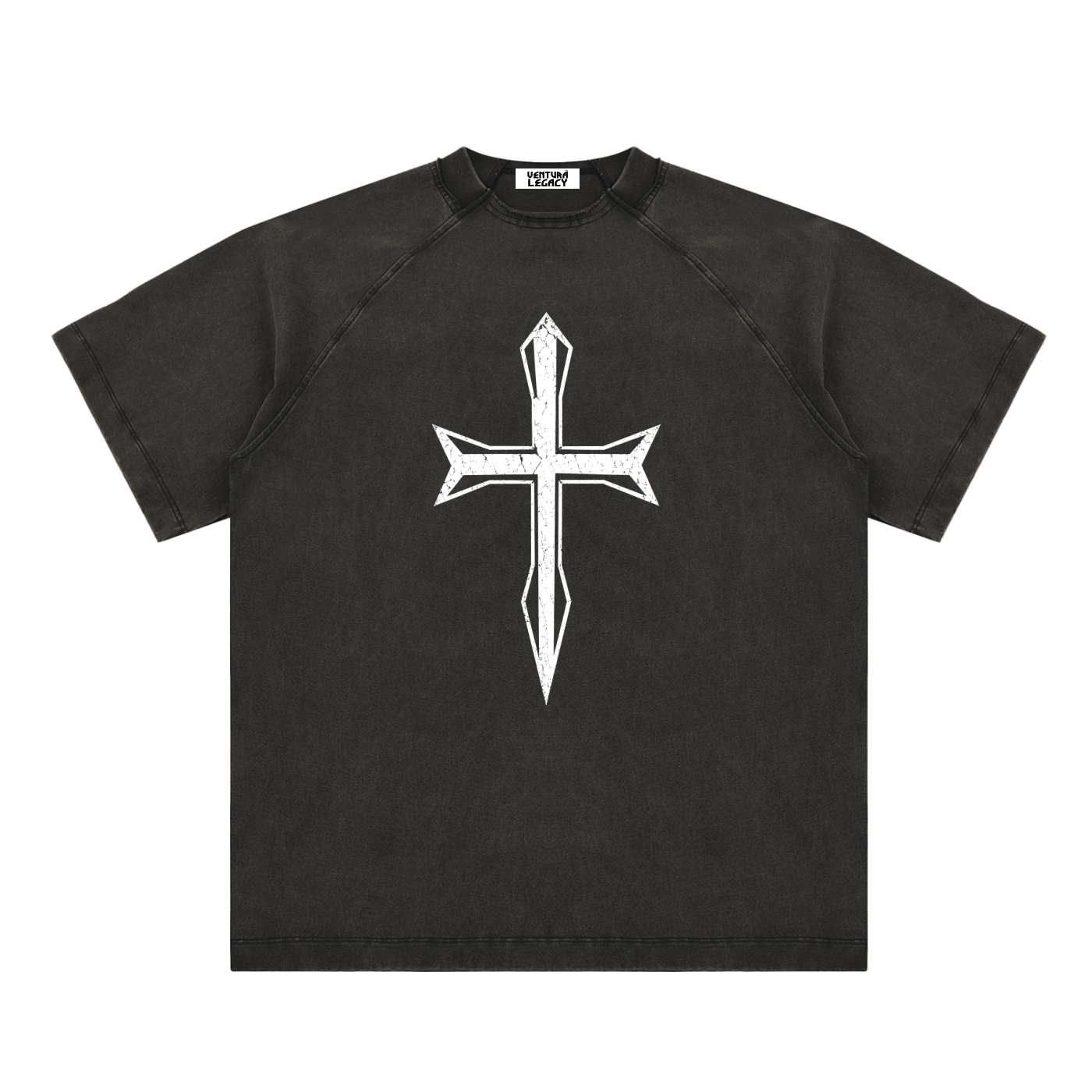 Ventura Legacy | Vintage Washed Raglan Cotton T-Shirt Northmark