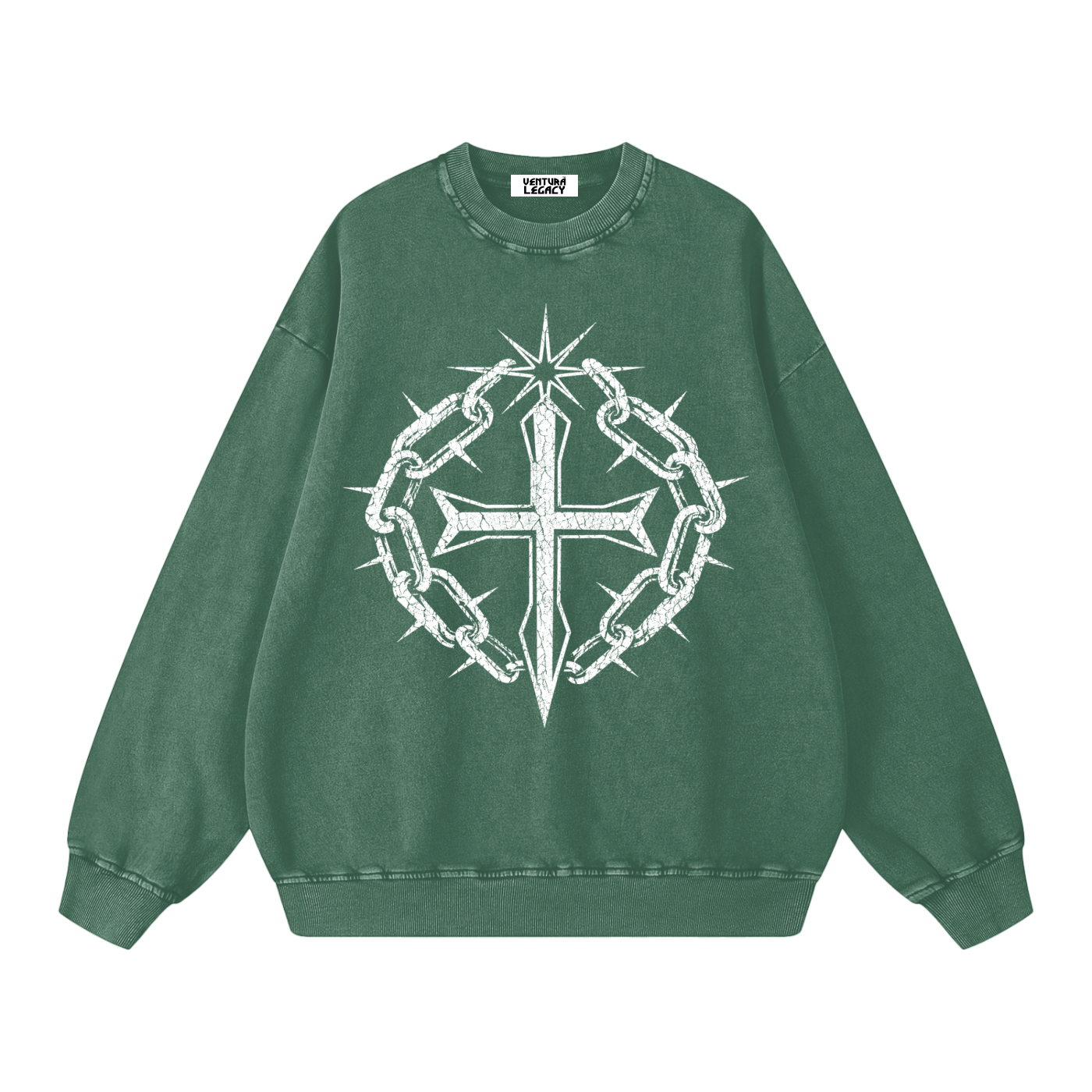 Snow Washed Oversized Sweatshirt