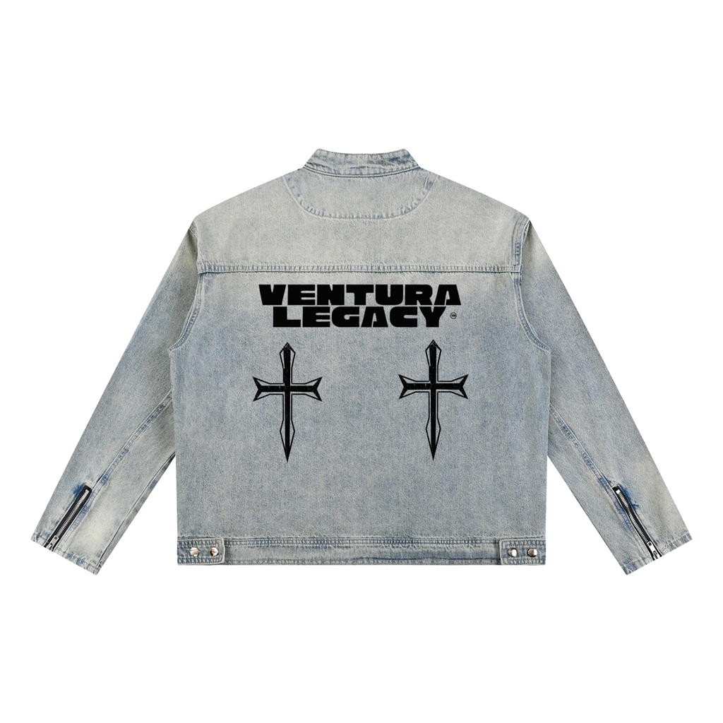 Ventura Legacy | Vintage Wash Zip Denim Jacket Northmark