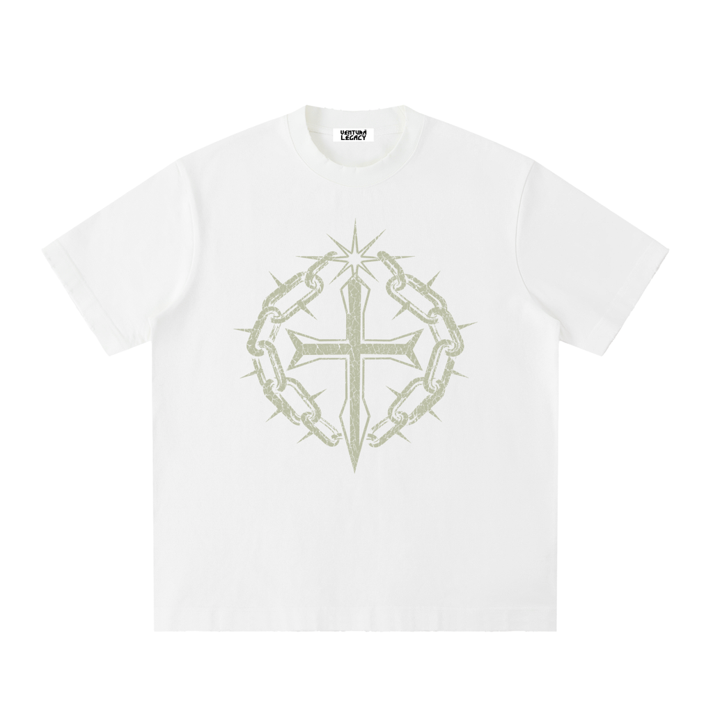 Heavyweight Vintage Washed Frayed T-Shirt