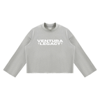 Ventura Legacy | Unisex Mock Neck Raw Edge Boxy Sweatshirt Xebec