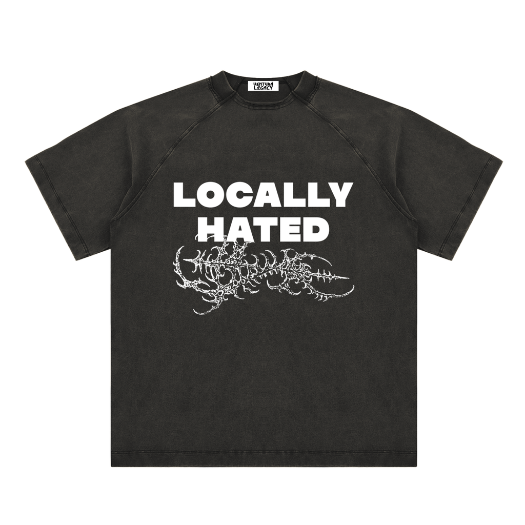 Ventura Legacy | Vintage Washed Raglan Cotton T-Shirt Hated