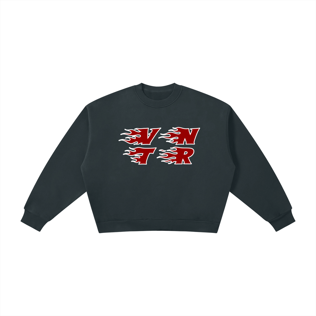 Ventura Legacy | Boxy Fleece Crewneck Sweatshirt Crush