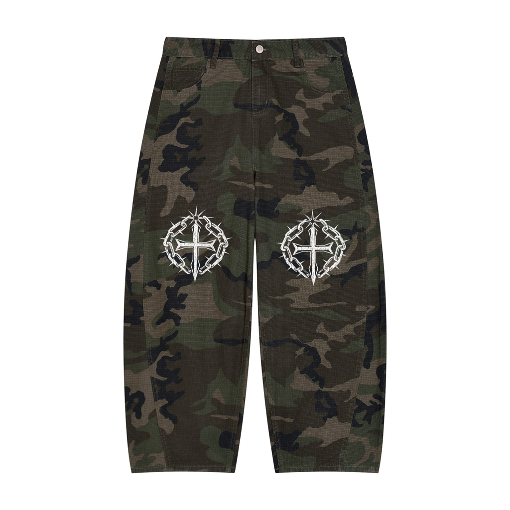 Ventura Legacy | Men’s Camo Barrel Leg Cargo Pants Northmark