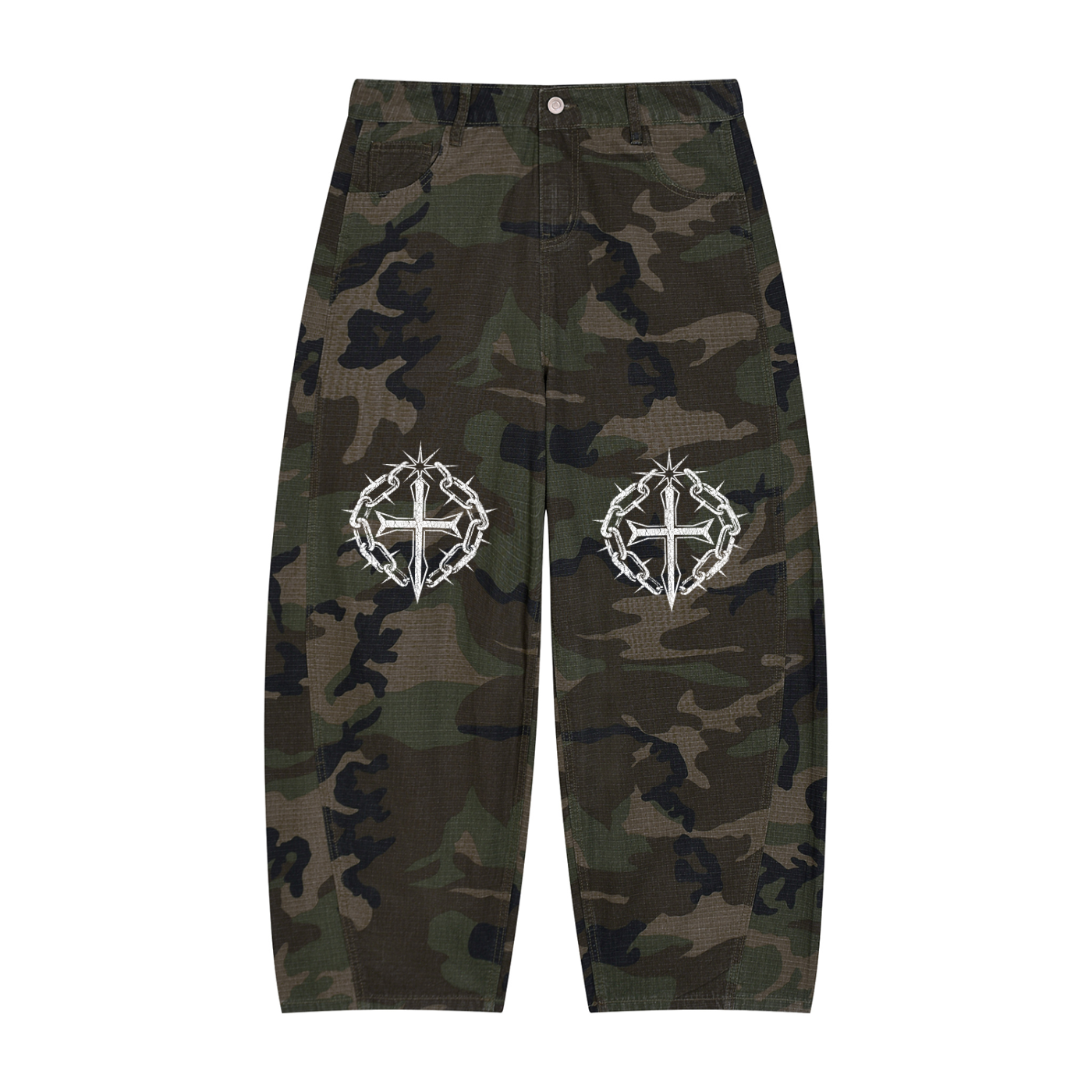 Ventura Legacy | Men’s Camo Barrel Leg Cargo Pants Northmark