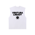 Raw Edge Cotton Tank Top
