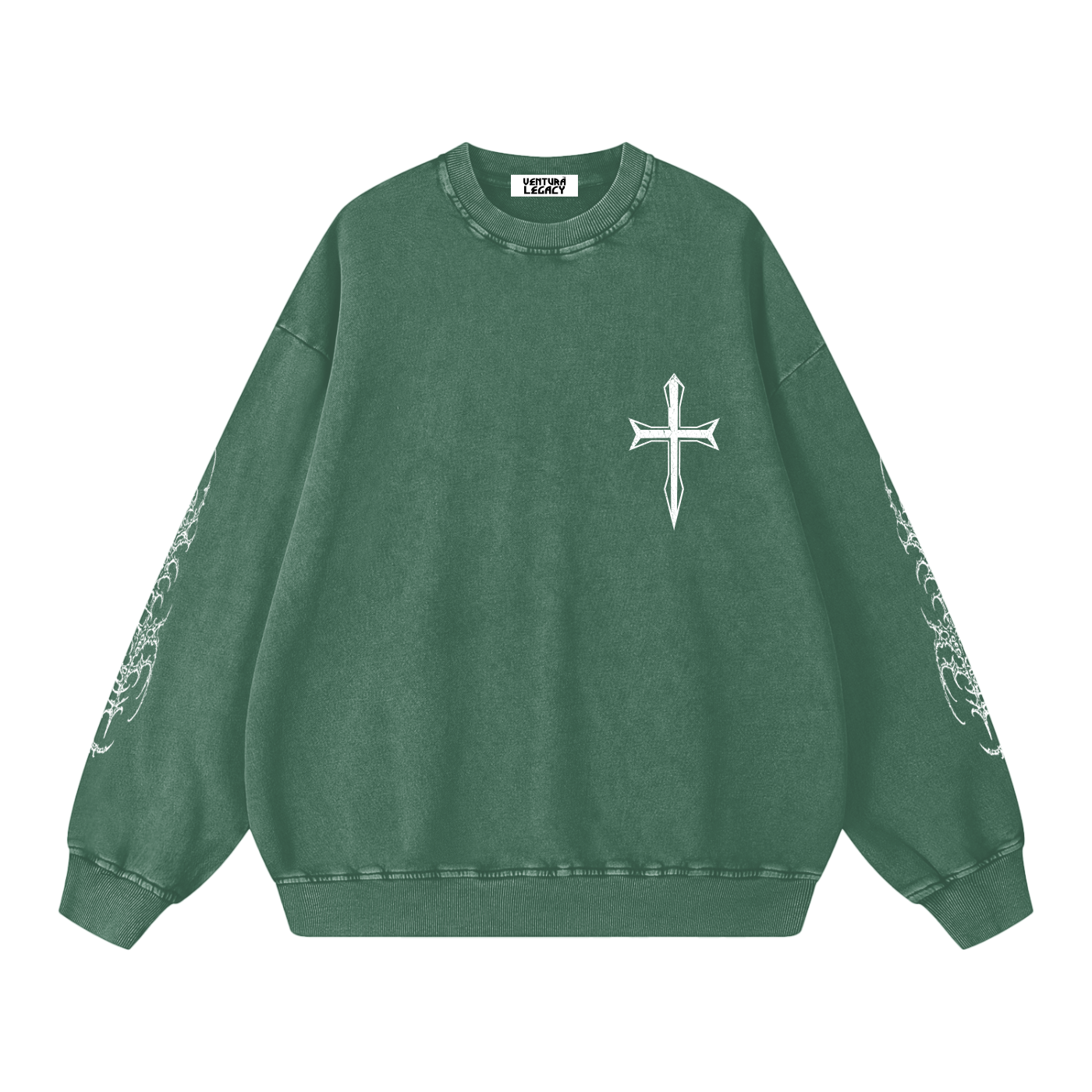 Snow Washed Oversized Sweatshirt
