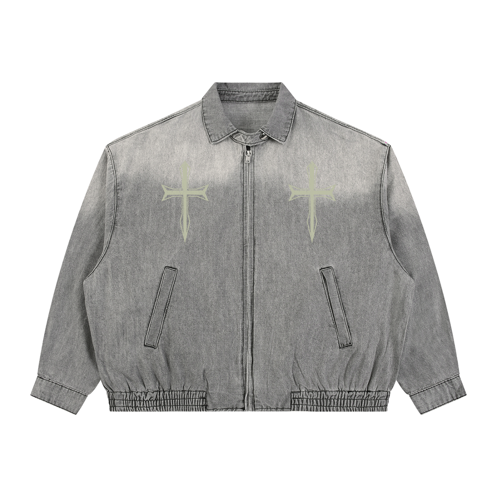 Ventura Legacy | Unisex Vintage Wash Full-Zip Denim Jacket Northmark