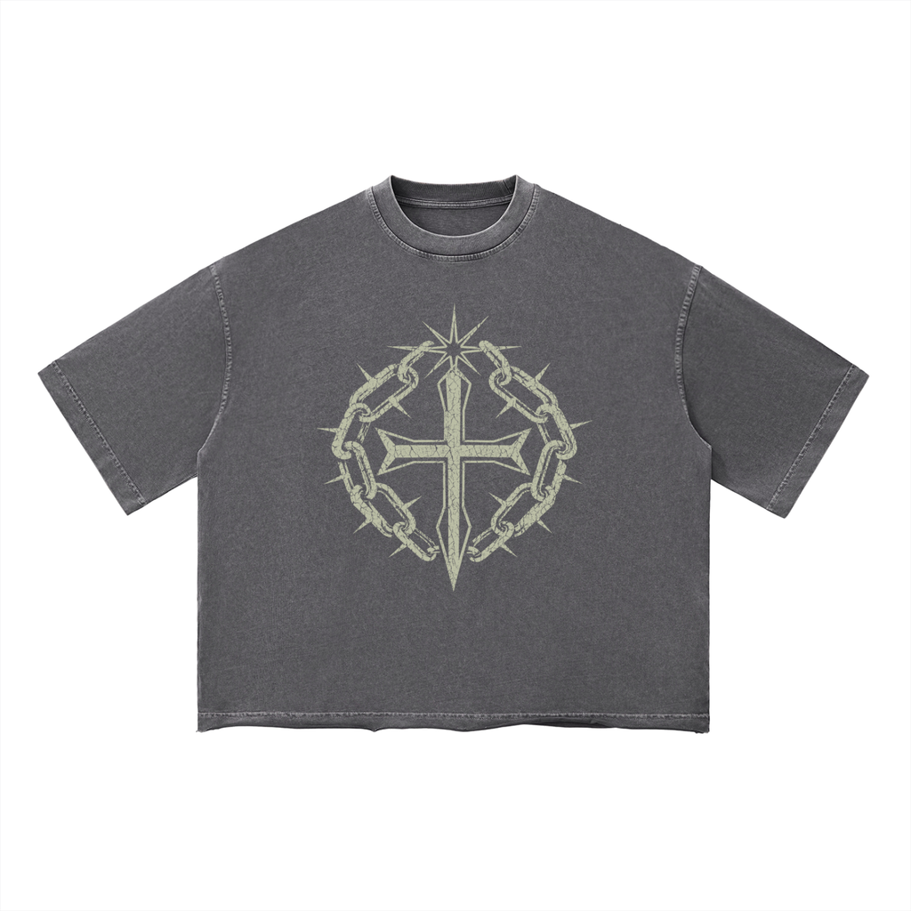 Unisex Vintage Wash Boxy T-Shirt