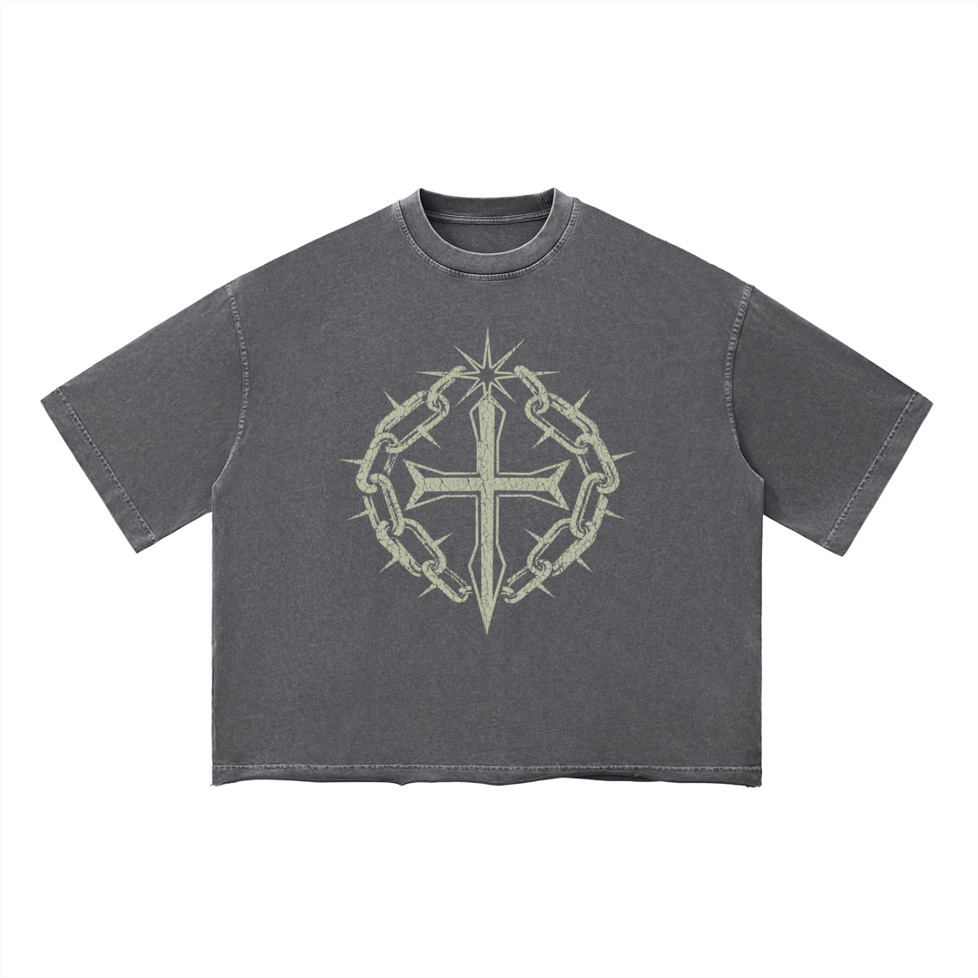 Unisex Vintage Wash Boxy T-Shirt