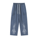 Ventura Legacy | Drawstring Waist Straight-Leg Cargo Pants Zombre