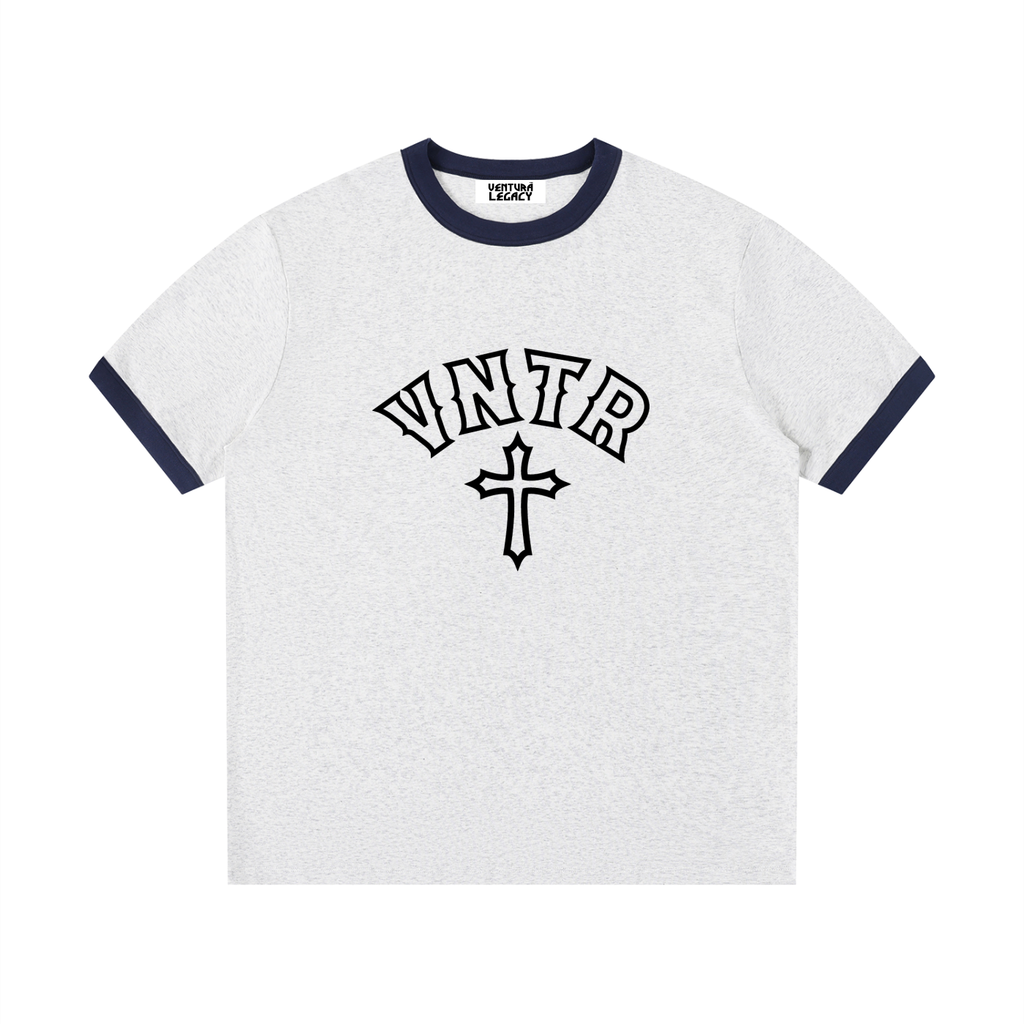 Ventura Legacy | Contrast Edge Ribbed Crewneck T-Shirt Harald