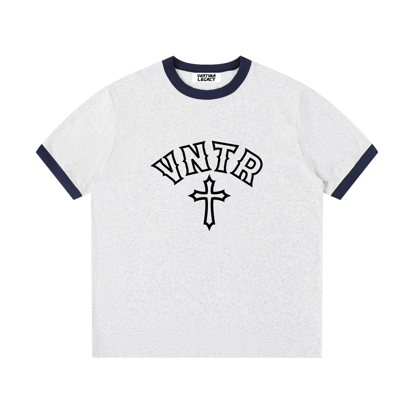 Ventura Legacy | Contrast Edge Ribbed Crewneck T-Shirt Harald