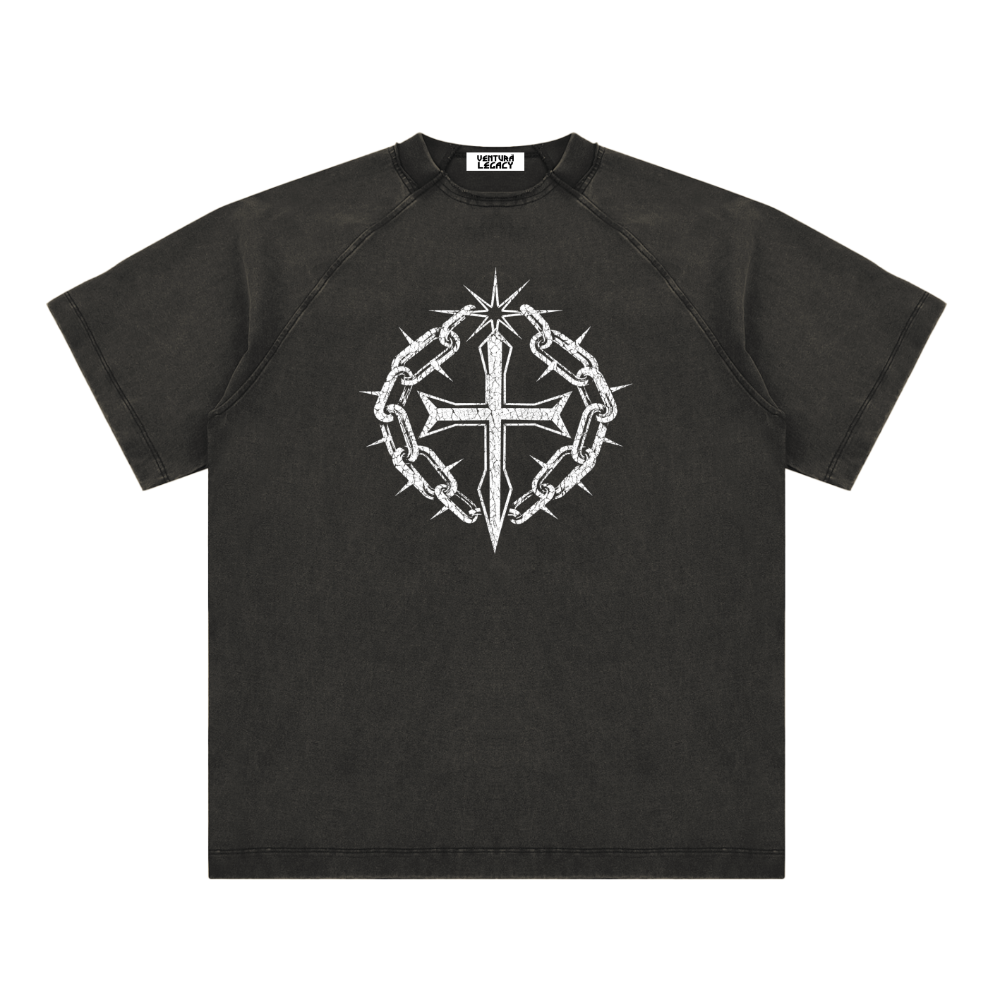Ventura Legacy | Vintage Washed Raglan Cotton T-Shirt Northmark