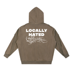 Ventura Legacy | Snow Washed Tape Raw Edge Zip Hoodie Northmark