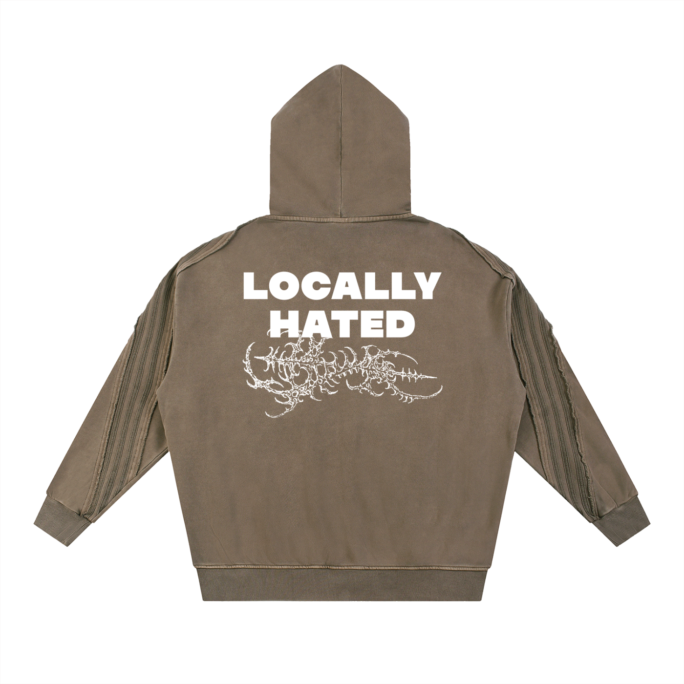 Ventura Legacy | Snow Washed Tape Raw Edge Zip Hoodie Northmark
