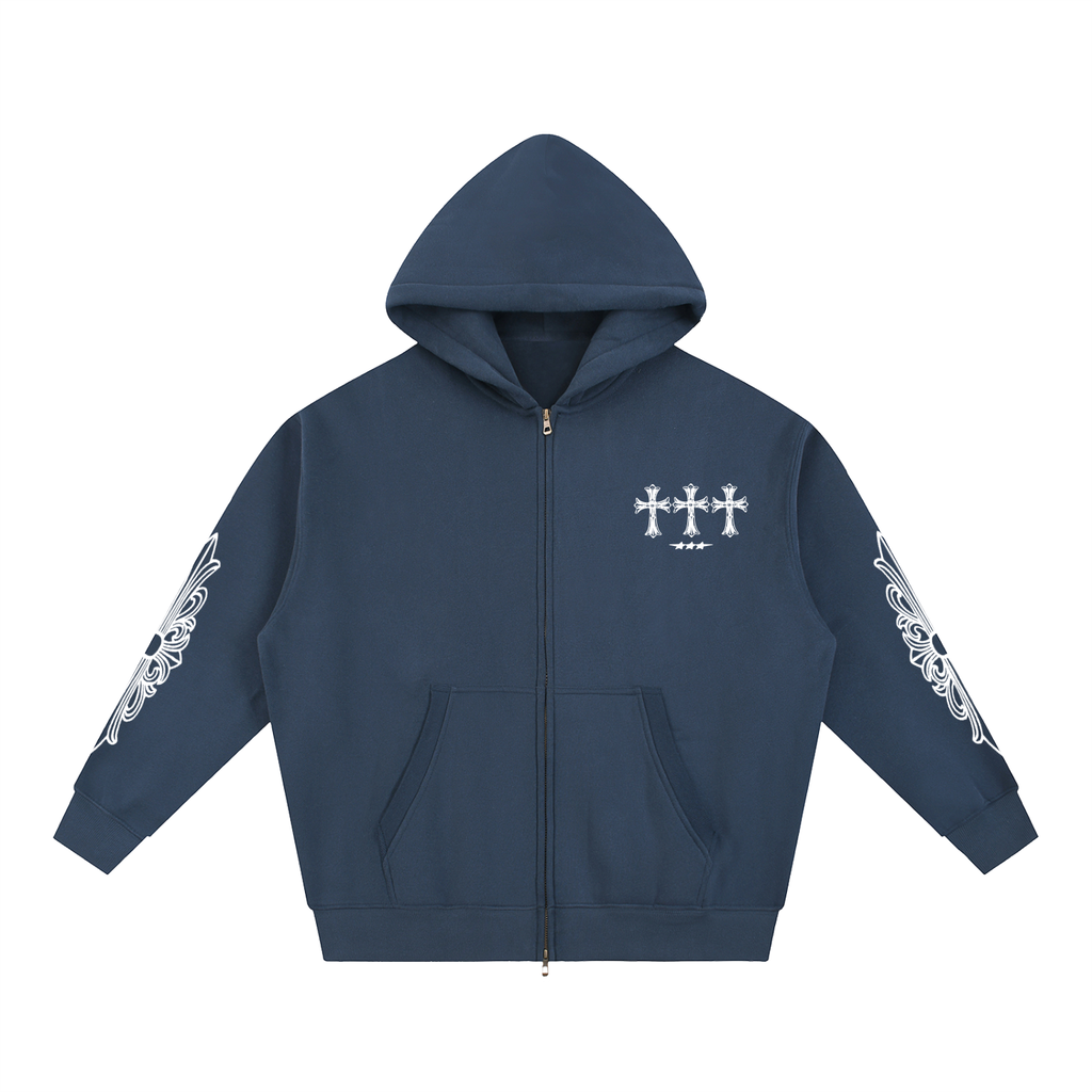 Zip Boxy Hoodie Levory