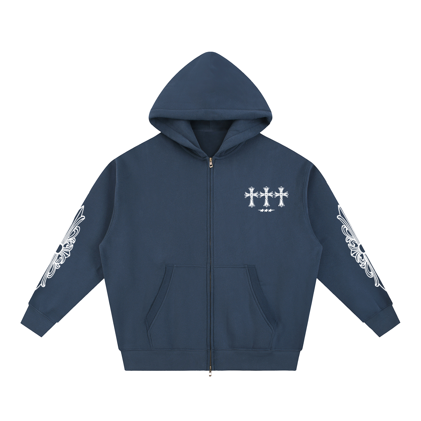 Zip Boxy Hoodie Levory