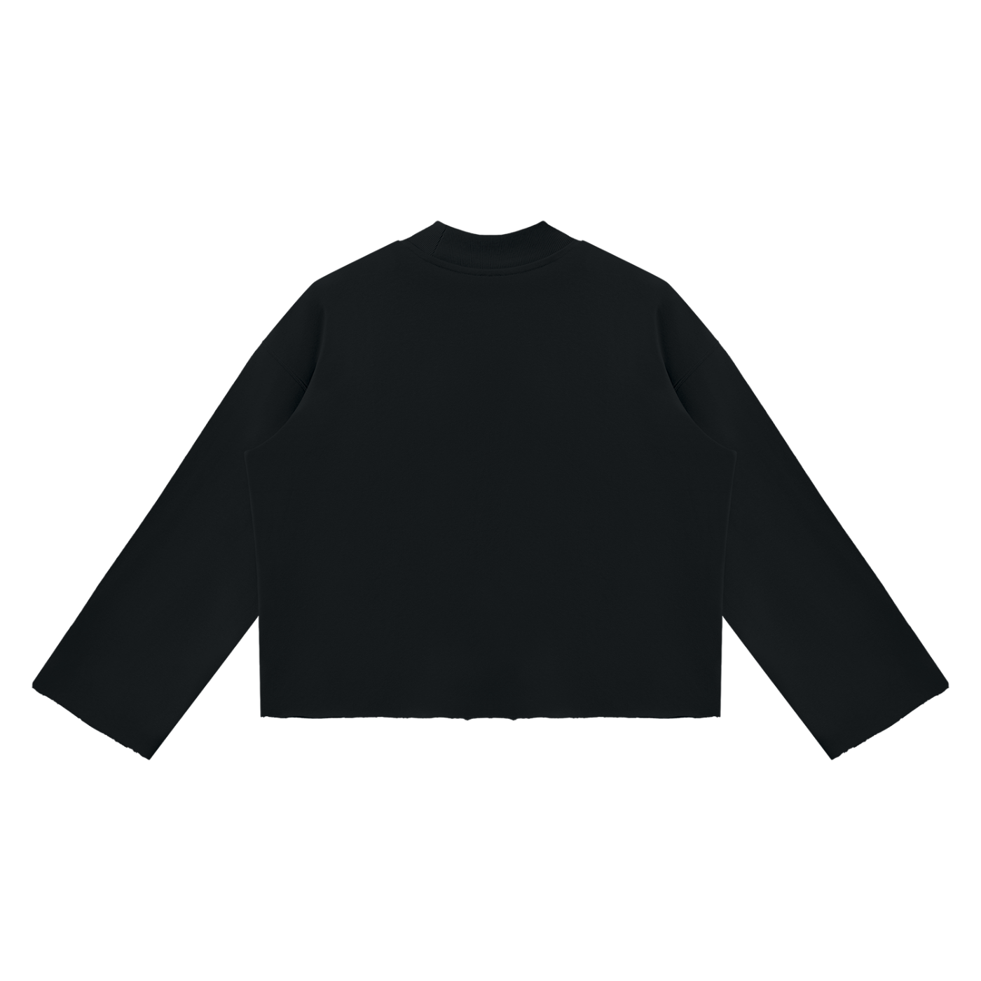Ventura Legacy | Unisex Mock Neck Raw Edge Boxy Sweatshirt Esia