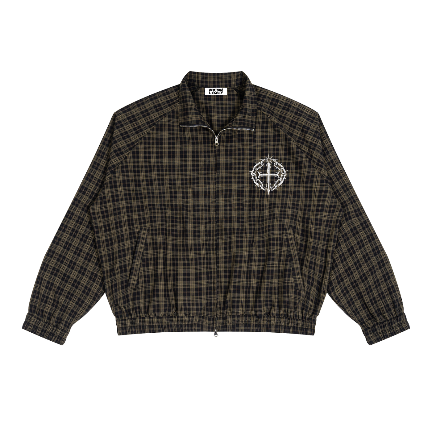Ventura Legacy | Unisex Plaid Full-Zip Track Jacket Northmark