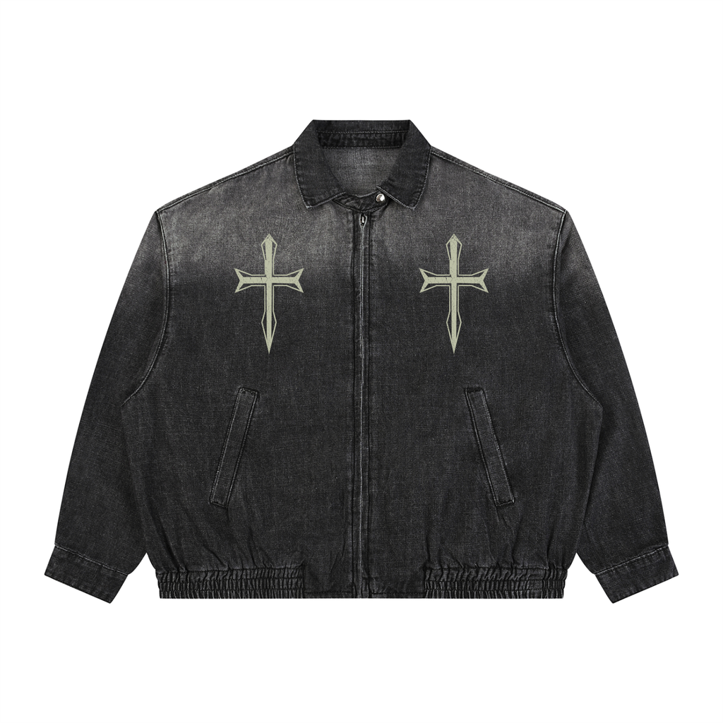 Ventura Legacy | Unisex Vintage Wash Full-Zip Denim Jacket Northmark