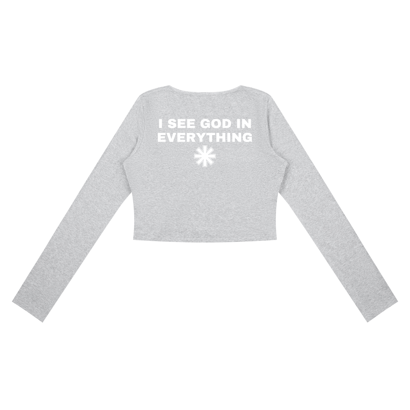 Ventura Legacy | Women's Ruched Long Sleeve Crop T-Shirt I see God