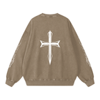 Snow Washed Oversized Sweatshirt
