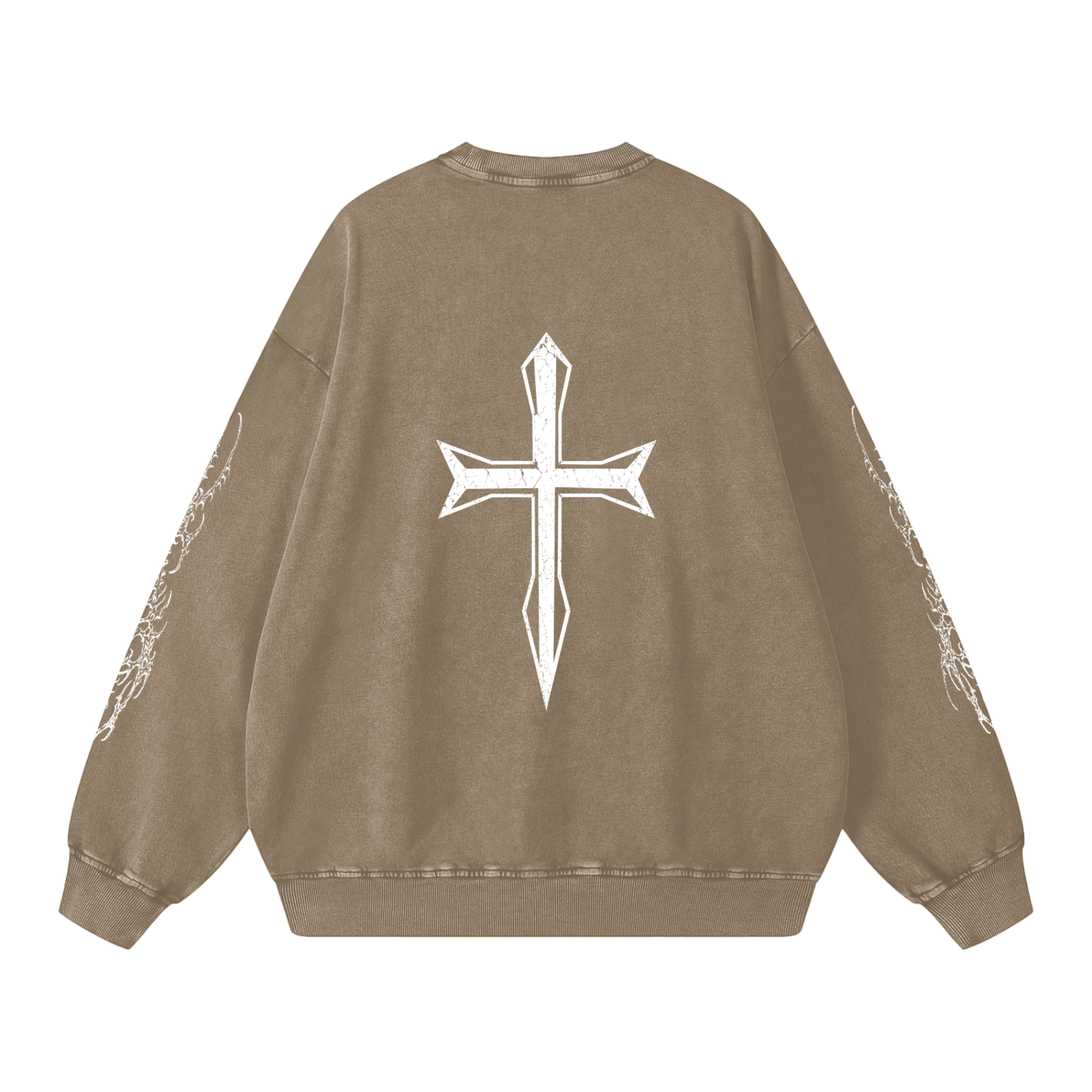 Snow Washed Oversized Sweatshirt