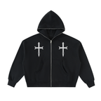 Ventura Legacy | Fleeced Full-Zip Boxy Hoodie Xebec