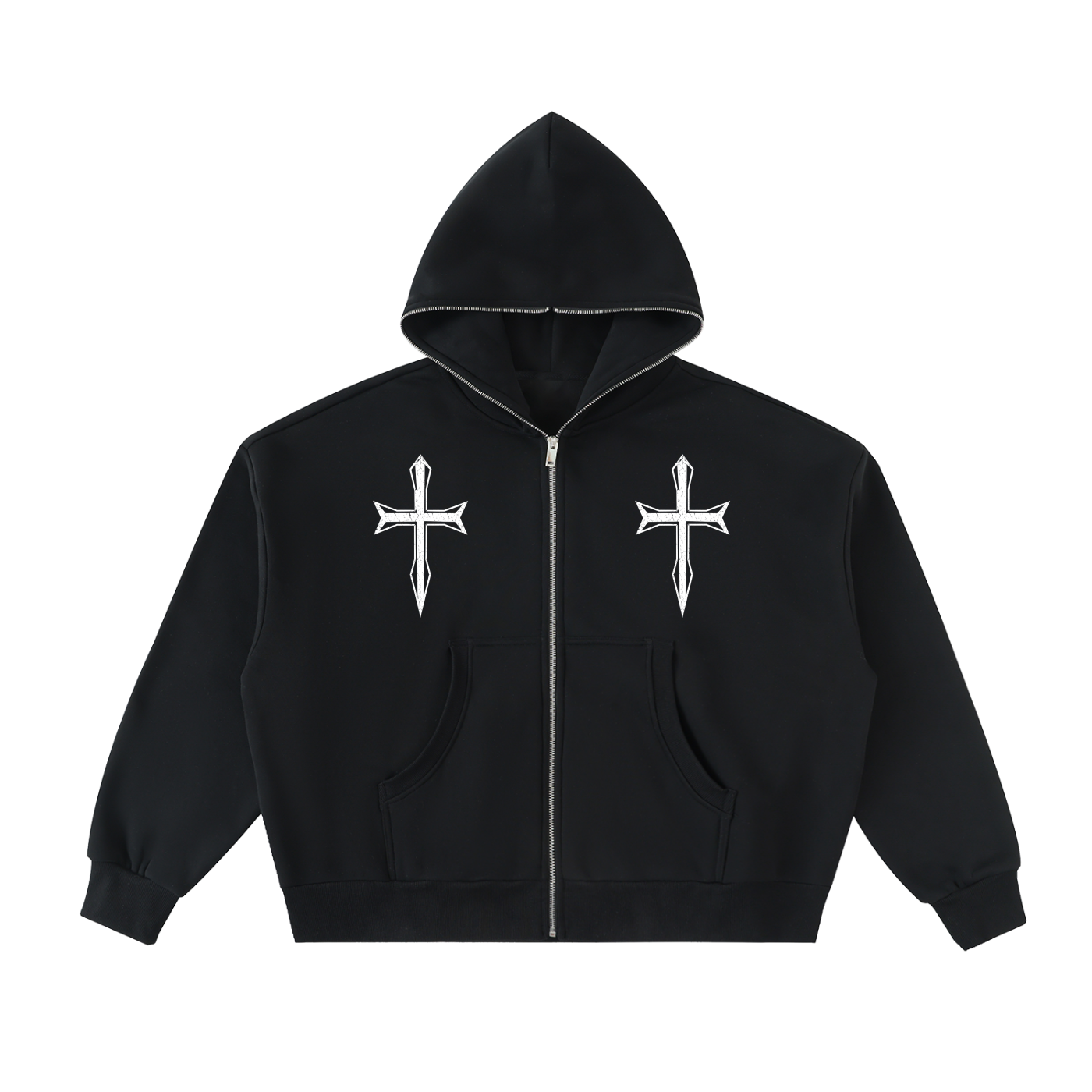 Ventura Legacy | Fleeced Full-Zip Boxy Hoodie Xebec