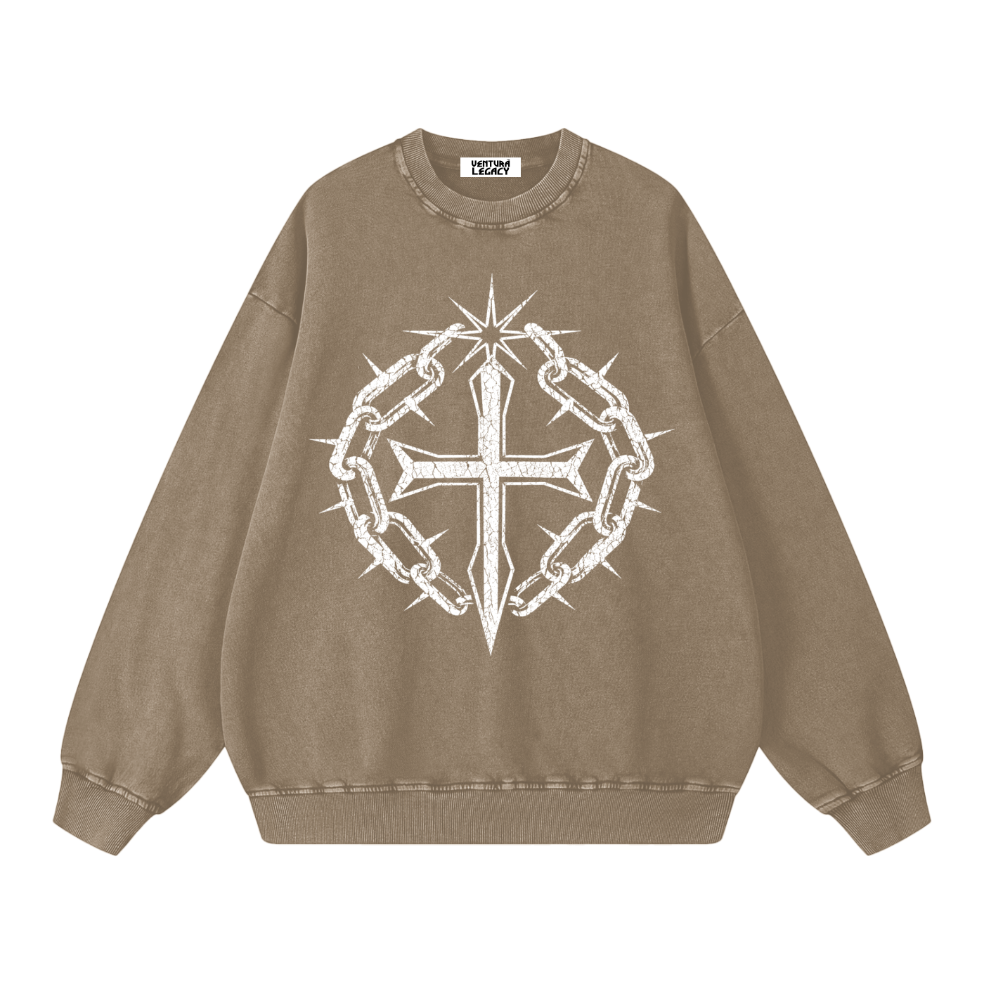 Snow Washed Oversized Sweatshirt
