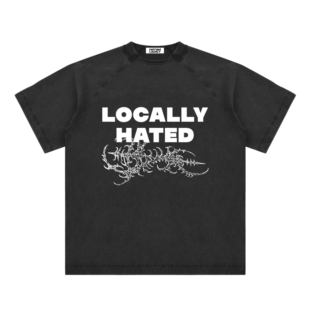 Ventura Legacy | Vintage Washed Raglan Cotton T-Shirt Hated