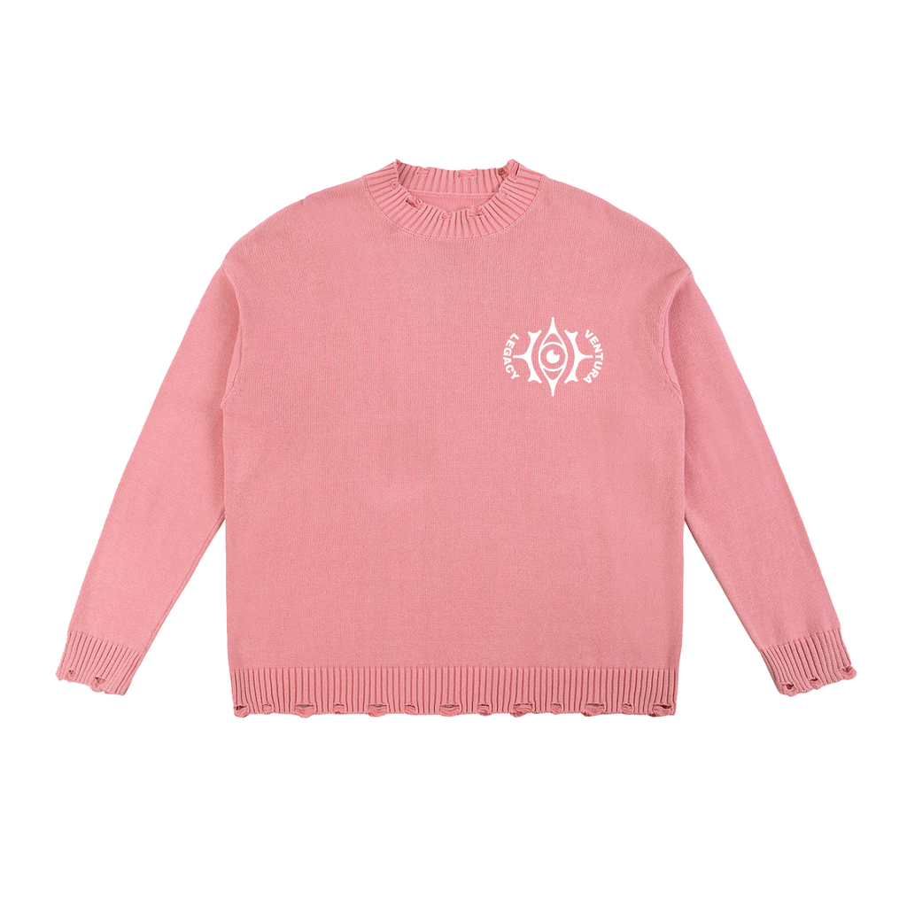 Ventura Legacy | Vintage Washed Hand-Frayed Sweater I See God