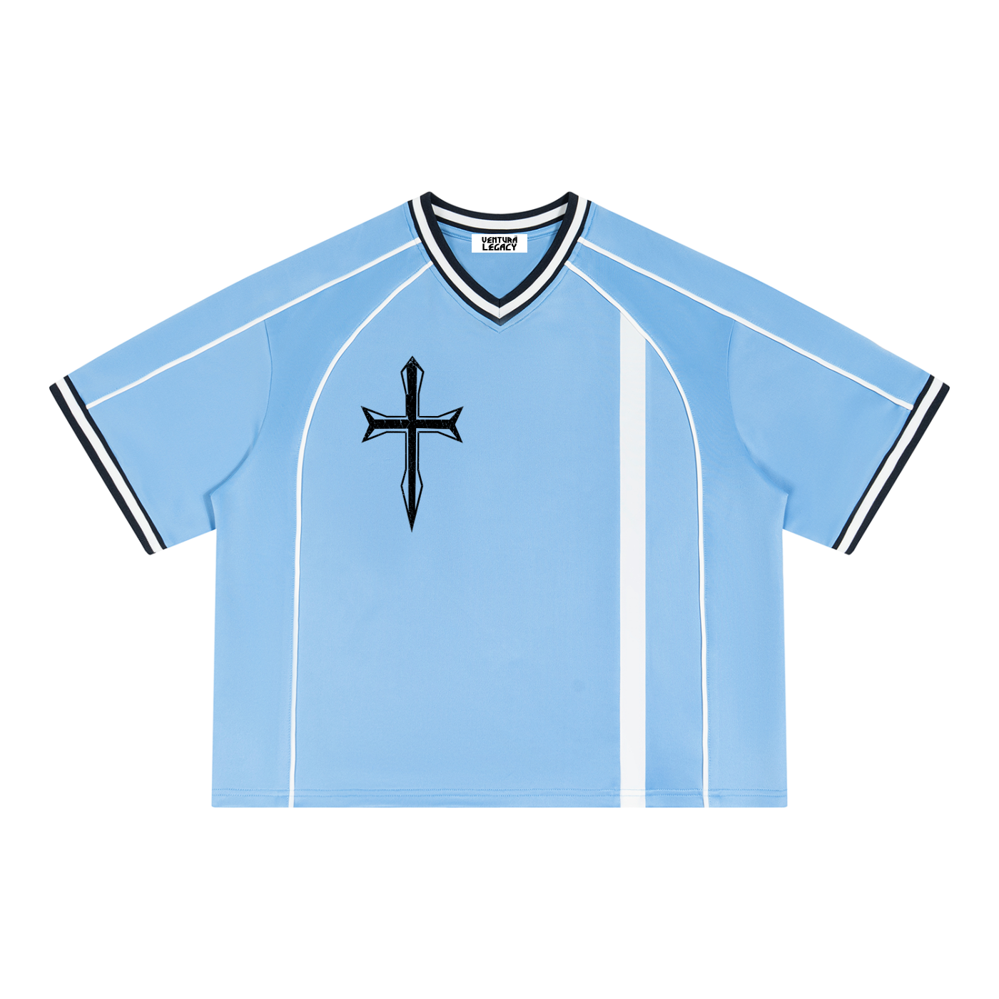 Unisex Boxy V-Neck Soccer Jersey