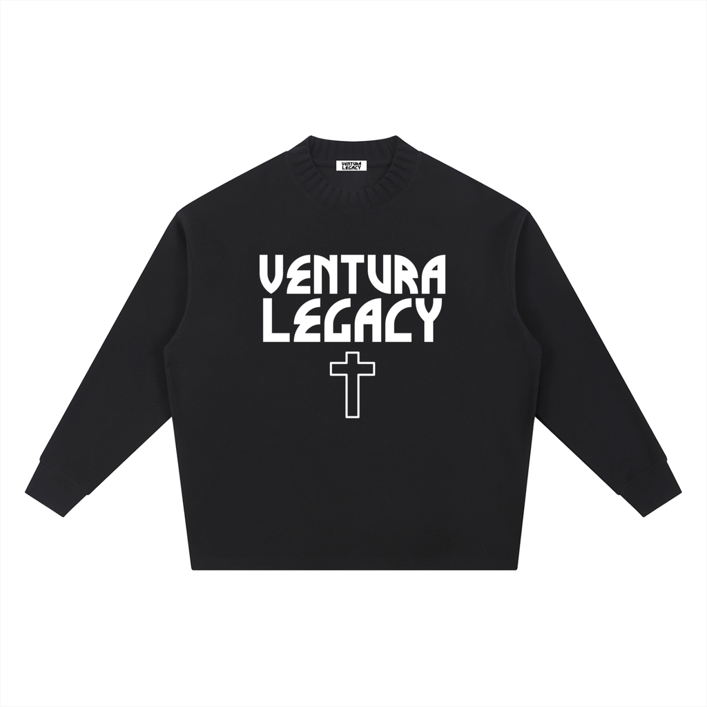 Ventura Legacy | Knitted Round Neck Oversize Sweatshirt ODD