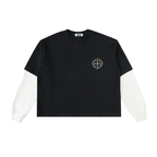 Ventura Legacy | Layered Contrast Sleeve Cotton T-Shirt Northmark